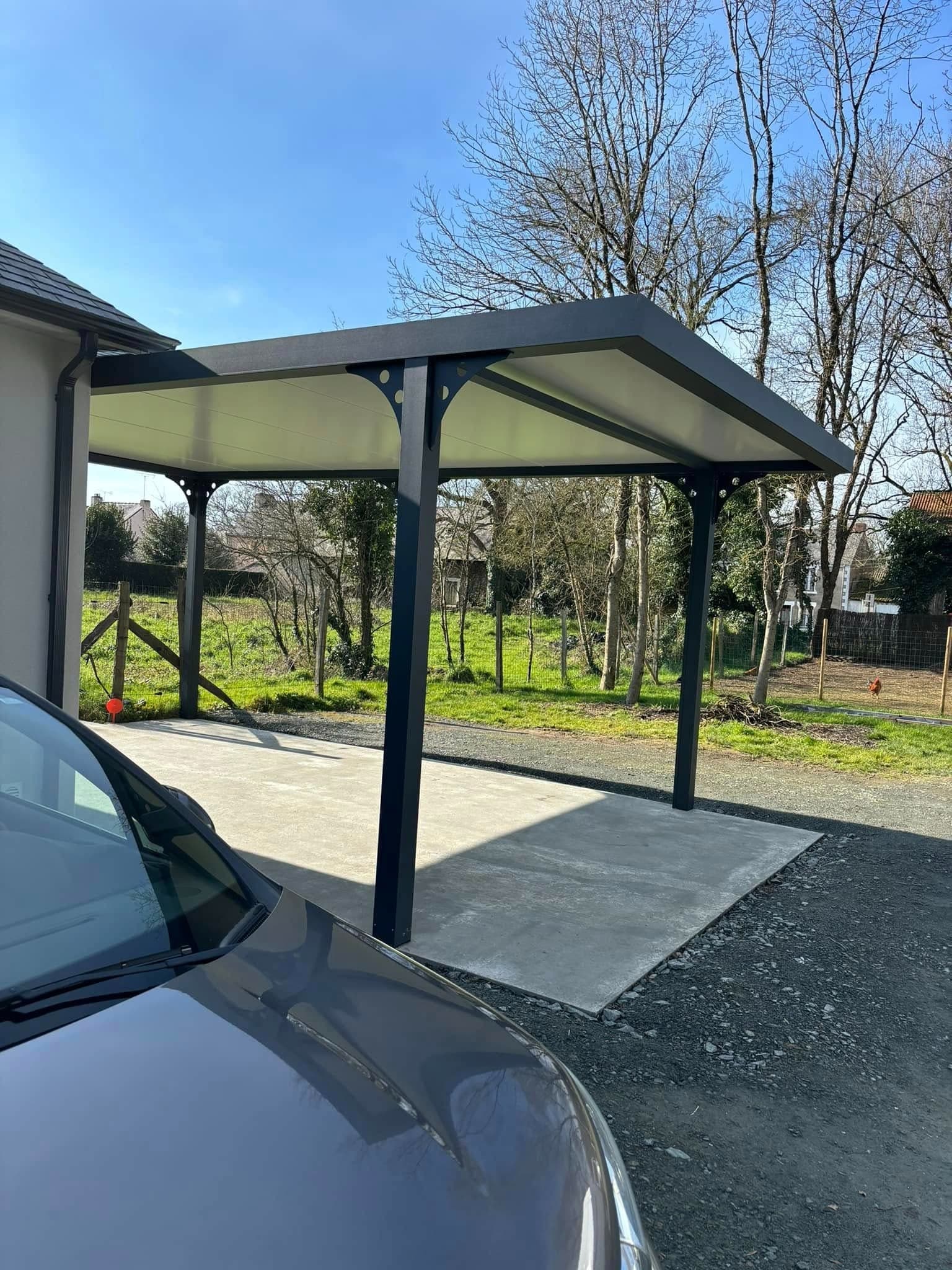 Carport aluminium anthracite